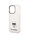 Kup Etui Karl Lagerfeld KLHCP14LCTTRI Apple iPhone 14 Pro hardcase roz/pink Transparent Choupette Body - KLD1025 - {ean13} - Sklep Home Screen