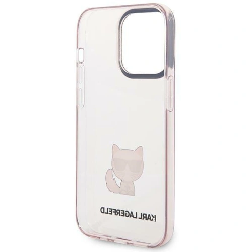 Kup Etui Karl Lagerfeld KLHCP14LCTTRI Apple iPhone 14 Pro hardcase roz/pink Transparent Choupette Body - KLD1025 - {ean13} - Sklep Home Screen