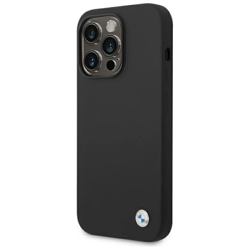 Kup Case BMW BMHCP14LSILBK Apple iPhone 14 Pro schwarz/schwarz Silikon Metall-Logo - BMW295 - {ean13} - Sklep Home Screen