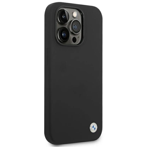 Kup Case BMW BMHCP14LSILBK Apple iPhone 14 Pro schwarz/schwarz Silikon Metall-Logo - BMW295 - {ean13} - Sklep Home Screen