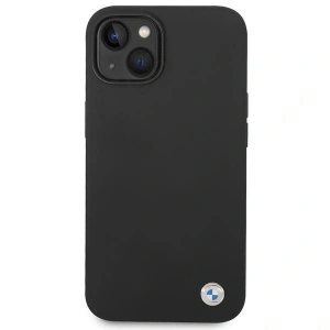 Etui BMW BMHCP14MSILBK Apple iPhone 14 Plus / 15 Plus czarny/black Silicone Metal Logo