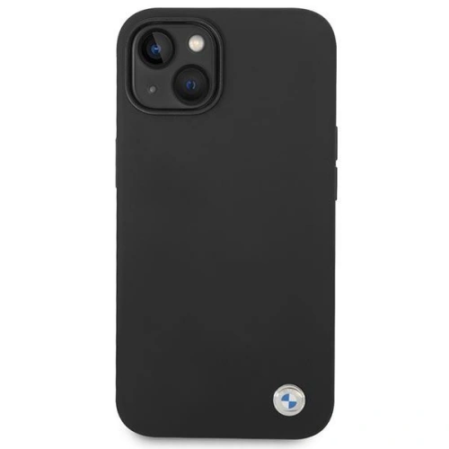 Kup Case BMW BMHCP14MSILBK Apple iPhone 14 Plus / 15 Plus schwarz/schwarz Silikon Metall-Logo - BMW296 - {ean13} - Sklep Home Screen