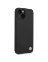 Buy BMW BMHCP14MSILBK Apple iPhone 14 Plus / 15 Plus black Silicone Metal Logo - BMW296 - {ean13} - Home Screen Store Europe