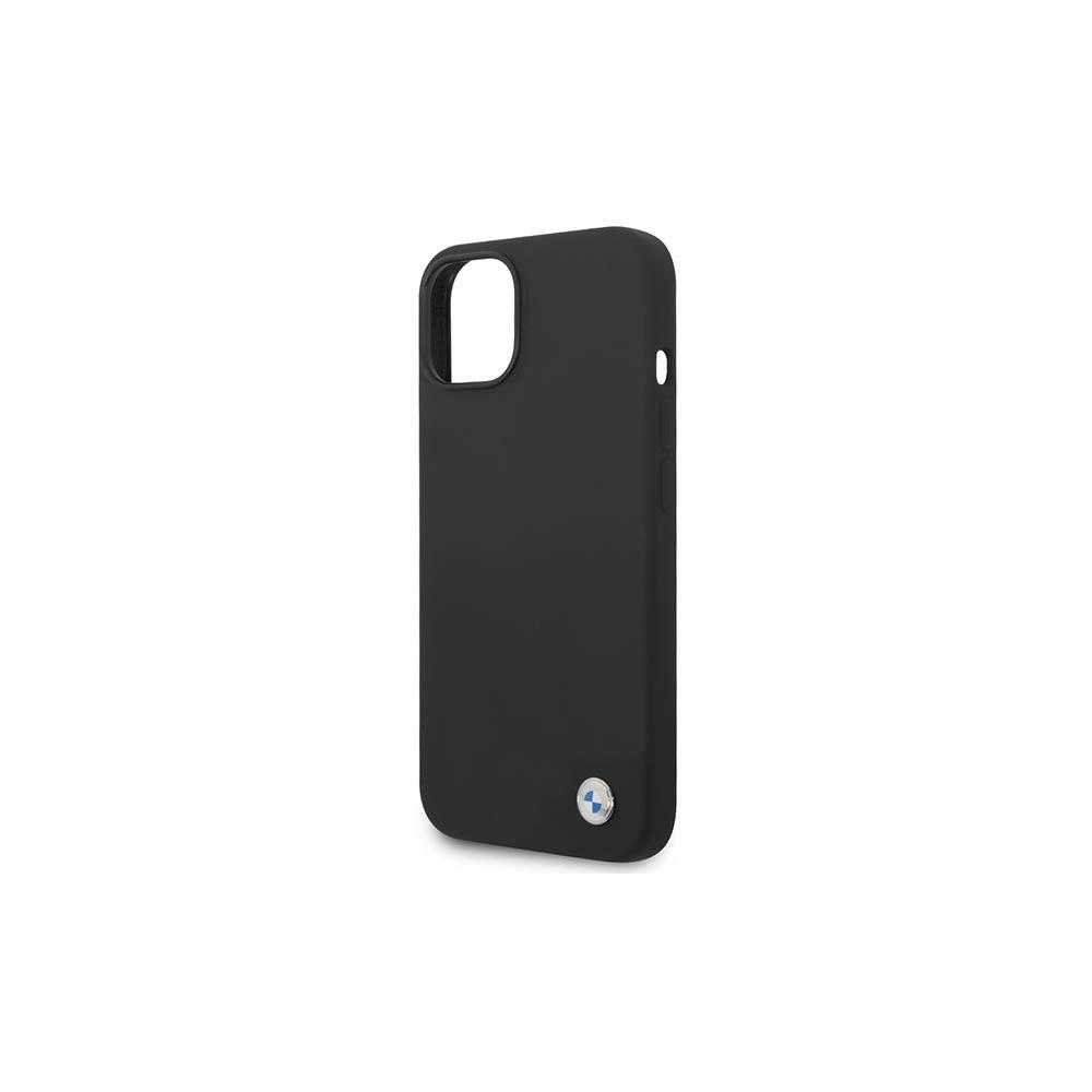 Etui BMW BMHCP14SSILBK Apple iPhone 14 czarny/black Silicone Metal Logo