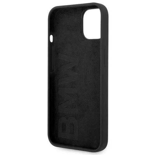 Kup Etui BMW BMHCP14SSILBK Apple iPhone 14 fekete/szürke Szilikon Fém Logó - BMW297 - {ean13} - Sklep Home Screen