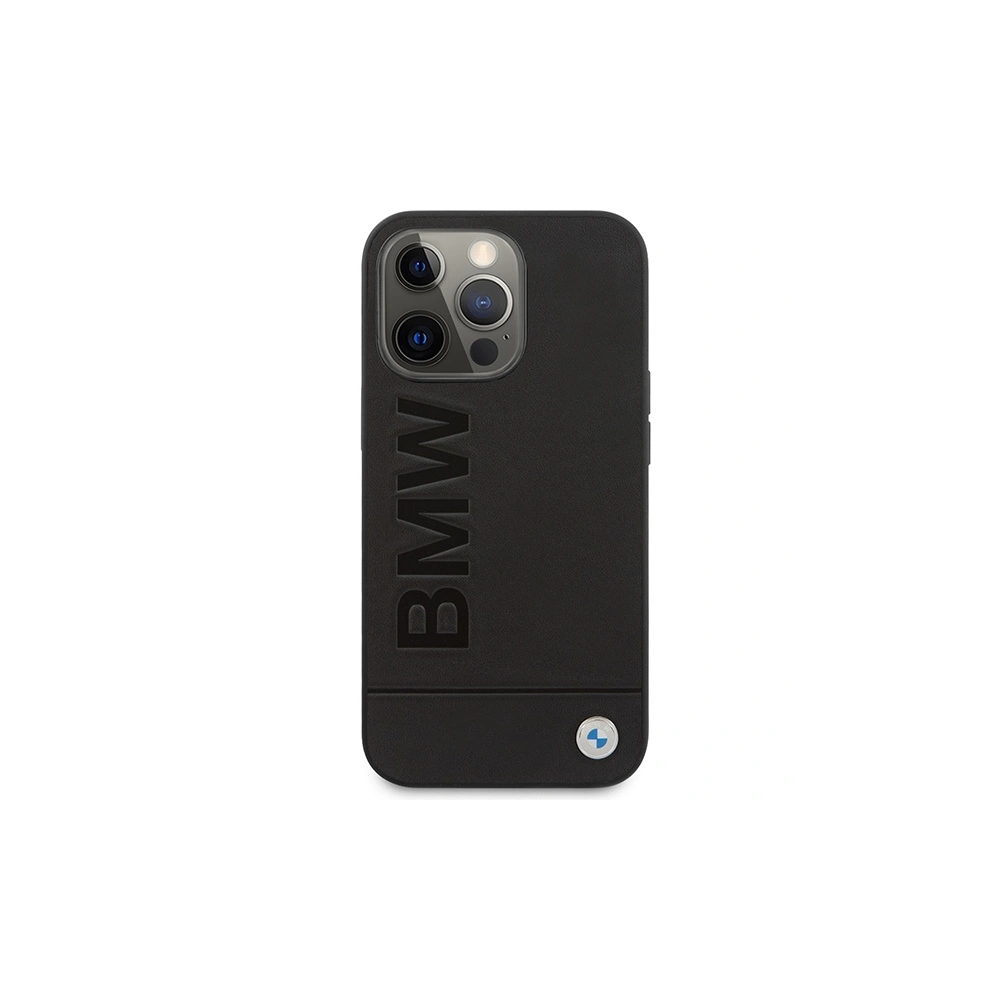 Etui BMW BMHMP14LSLLBK Apple iPhone 14 Pro czarny/black hardcase Signature Logo Imprint Magsafe