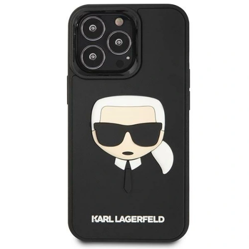 Kup Etui Karl Lagerfeld KLHCP14LKH3DBK Apple iPhone 14 Pro černý/black hardcase 3D Rubber Karl`s Head - KLD1026 - {ean13} - Sklep Home Screen