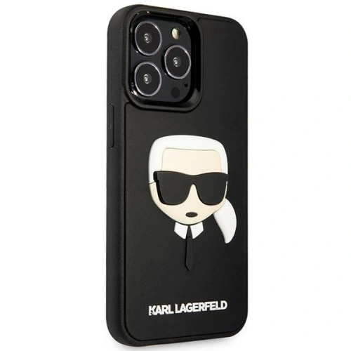 Kup Etui Karl Lagerfeld KLHCP14LKH3DBK Apple iPhone 14 Pro černý/black hardcase 3D Rubber Karl`s Head - KLD1026 - {ean13} - Sklep Home Screen