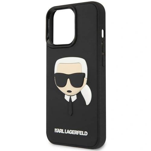 Kup Etui Karl Lagerfeld KLHCP14LKH3DBK Apple iPhone 14 Pro černý/black hardcase 3D Rubber Karl`s Head - KLD1026 - {ean13} - Sklep Home Screen