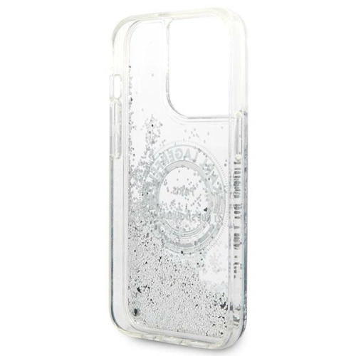 Kup Etui Karl Lagerfeld KLHCP14LLCRSGRS Apple iPhone 14 Pro stříbrný/silver hardcase Liquid Glitter RSG - KLD1027 - {ean13} - Sklep Home Screen