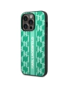 Kup Etui Karl Lagerfeld KLHCP14LPGKLSKN Apple iPhone 14 Pro Hardcase grün/green Monogram Stripe - KLD1029 - {ean13} - Sklep Home Screen