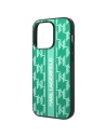 Kup Etui Karl Lagerfeld KLHCP14LPGKLSKN Apple iPhone 14 Pro Hardcase grün/green Monogram Stripe - KLD1029 - {ean13} - Sklep Home Screen