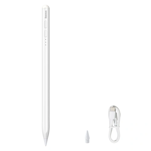 Buy Baseus Smooth Writing Active Stylus to Apple iPad (with Palm-rejection) White - BSU3540 - {ean13} - Home Screen Store Europe