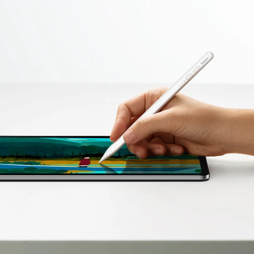 Buy Baseus Smooth Writing Active Stylus to Apple iPad (with Palm-rejection) White - BSU3540 - {ean13} - Home Screen Store Europe