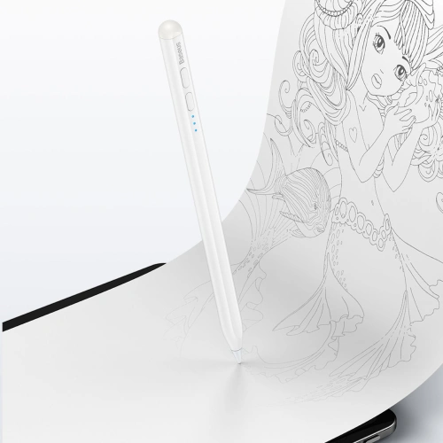Buy Baseus Smooth Writing Active Stylus to Apple iPad (with Palm-rejection) White - BSU3540 - {ean13} - Home Screen Store Europe
