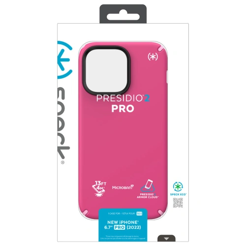 Kup Etui Speck Presidio2 Pro MICROBAN Apple iPhone 14 Pro Max (Digitalpink / Blossompink / White) - SPK351 - {ean13} - Sklep Home Screen
