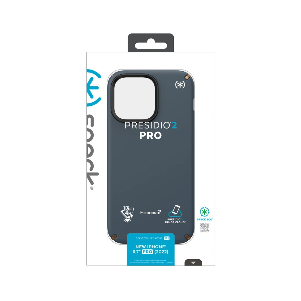 Etui Speck Presidio2 Pro MICROBAN Apple iPhone 14 Pro Max (Charcoal / Cool Bronze / Slate)