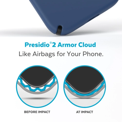 Buy Speck Presidio2 Pro MICROBAN Apple iPhone 14 Pro Max (Coastal Blue / Black / White) - SPK353 - {ean13} - Home Screen Store Europe