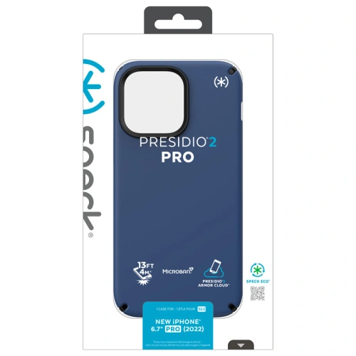 Kup Case Speck Presidio2 Pro MICROBAN Apple iPhone 14 Pro Max (Küstenblau / Schwarz / Weiß) - SPK353 - {ean13} - Sklep Home Screen