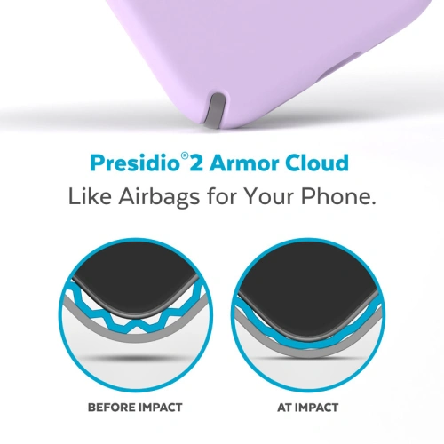 Buy Speck Presidio2 Pro MICROBAN Apple iPhone 14 Pro Max (Spring Purple / Cloudygrey / White) - SPK354 - {ean13} - Home Screen Store Europe