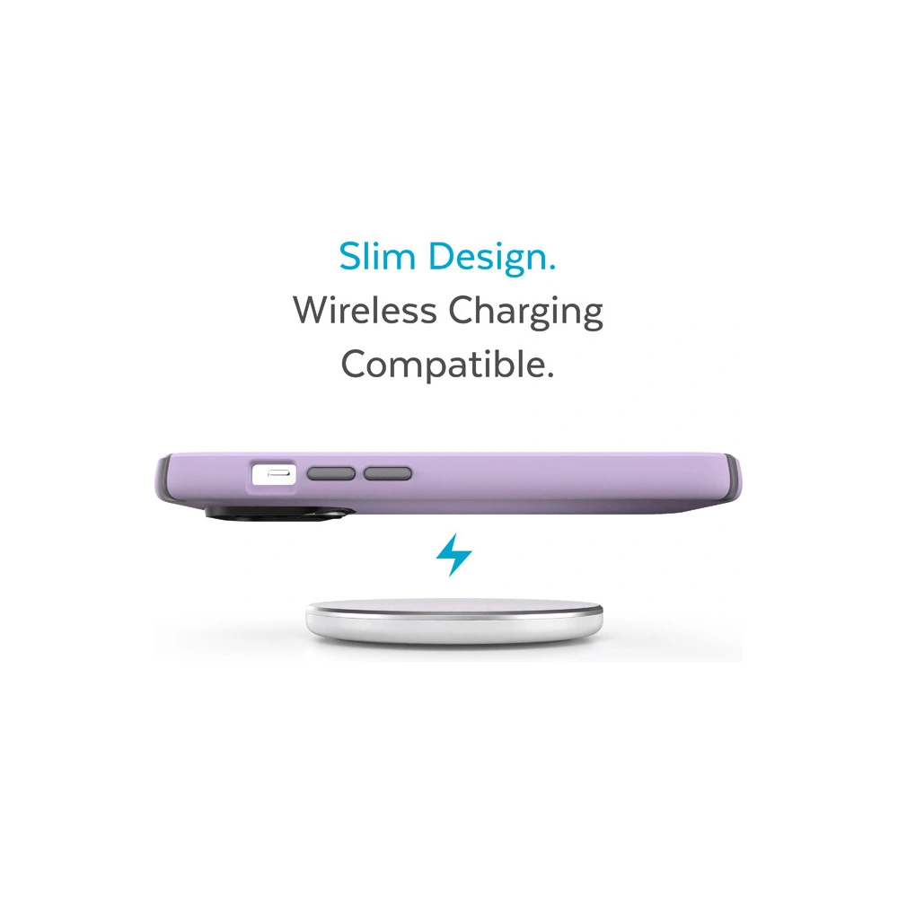 Etui Speck Presidio2 Pro MICROBAN Apple iPhone 14 Pro Max (Spring Purple / Cloudygrey / White)