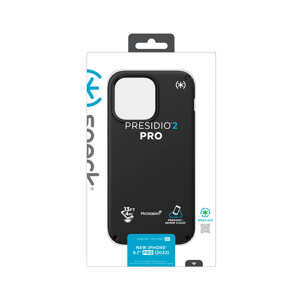 Etui Speck Presidio2 Pro MICROBAN Apple iPhone 14 Pro Max (Black / Black / White)