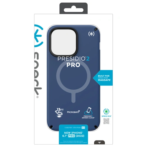Kup Case Speck Presidio2 Pro MagSafe MICROBAN Apple iPhone 14 Pro Max (Küstenblau / Schwarz / Weiß) - SPK357 - {ean13} - Sklep Home Screen