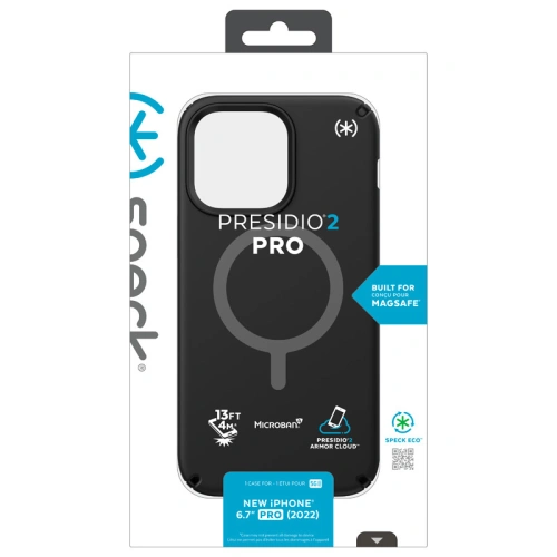 Kup Etui Speck Presidio2 Pro MagSafe MICROBAN Apple iPhone 14 Pro Max (Černá / Černá / Bílá) - SPK358 - {ean13} - Sklep Home Screen