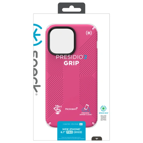 Kup Etui Speck Presidio2 Grip MICROBAN Apple iPhone 14 Pro Max (Digitalpink / Blossompink / Bílá) - SPK359 - {ean13} - Sklep Home Screen