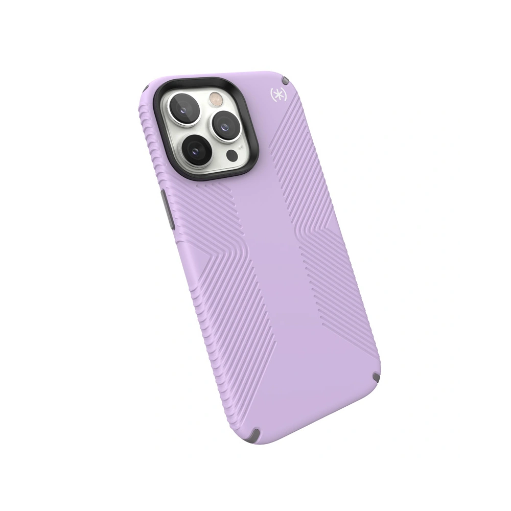 Etui Speck Presidio2 Grip MICROBAN Apple iPhone 14 Pro Max (Spring Purple / Cloudygrey / White)