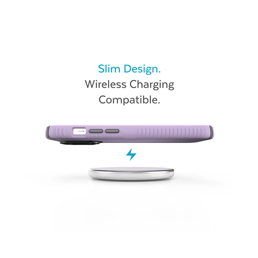 Etui Speck Presidio2 Grip MICROBAN Apple iPhone 14 Pro Max (Spring Purple / Cloudygrey / White)