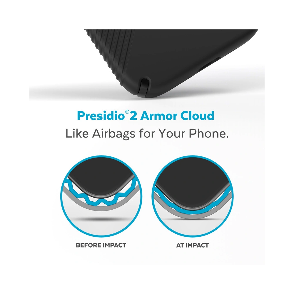 Etui Speck Presidio2 Grip MICROBAN Apple iPhone 14 Pro Max (Black / Black / White)