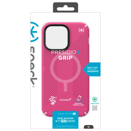 Kup Case Speck Presidio2 Grip MagSafe MICROBAN Apple iPhone 14 Pro Max (Digitalpink / Blossompink / Weiß) - SPK364 - {ean13} - Sklep Home Screen