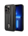 Etui Karl Lagerfeld KLHCP14LPSQPK Apple iPhone 14 Pro kemény tok fekete/black Puffy Ikonik Pin
