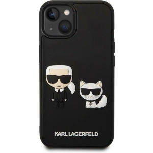Etui Karl Lagerfeld KLHCP14M3DRKCK Apple iPhone 14 Plus / 15 Plus czarny/black hardcase Karl&Choupette Ikonik 3D