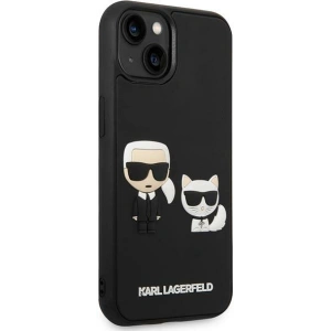 Etui Karl Lagerfeld KLHCP14M3DRKCK Apple iPhone 14 Plus / 15 Plus czarny/black hardcase Karl&Choupette Ikonik 3D