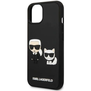 Etui Karl Lagerfeld KLHCP14M3DRKCK Apple iPhone 14 Plus / 15 Plus czarny/black hardcase Karl&Choupette Ikonik 3D