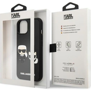 Etui Karl Lagerfeld KLHCP14M3DRKCK Apple iPhone 14 Plus / 15 Plus czarny/black hardcase Karl&Choupette Ikonik 3D