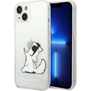 Etui Karl Lagerfeld KLHCP14MCFNRC Apple iPhone 14 Plus / 15 Plus hardcase przeźroczysty/transparent Choupette Fun