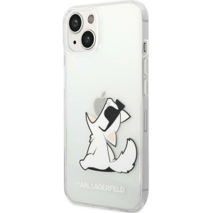 Etui Karl Lagerfeld KLHCP14MCFNRC Apple iPhone 14 Plus / 15 Plus hardcase przeźroczysty/transparent Choupette Fun