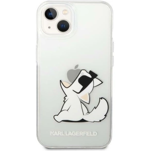 Etui Karl Lagerfeld KLHCP14MCFNRC Apple iPhone 14 Plus / 15 Plus hardcase przeźroczysty/transparent Choupette Fun