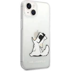 Etui Karl Lagerfeld KLHCP14MCFNRC Apple iPhone 14 Plus / 15 Plus hardcase przeźroczysty/transparent Choupette Fun