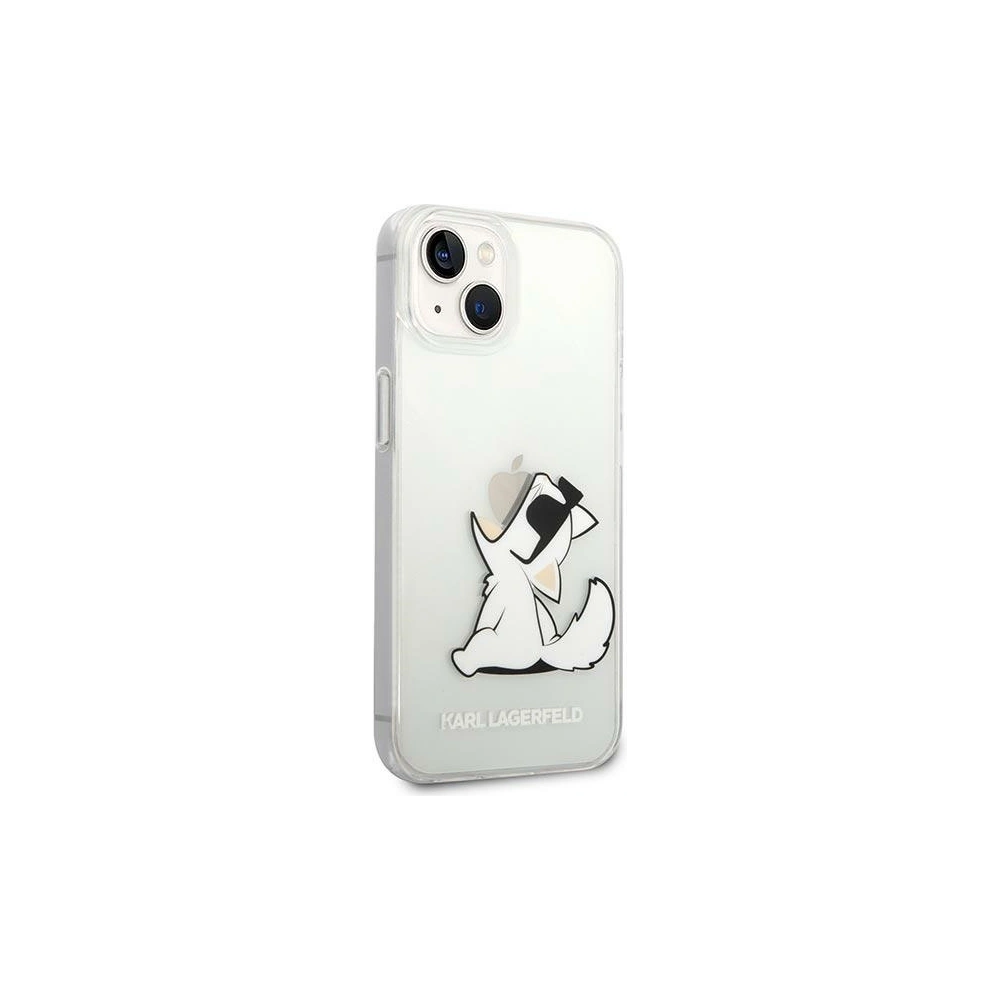 Etui Karl Lagerfeld KLHCP14MCFNRC Apple iPhone 14 Plus / 15 Plus hardcase przeźroczysty/transparent Choupette Fun