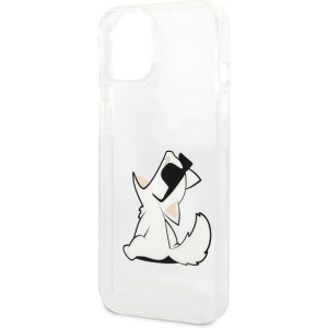 Etui Karl Lagerfeld KLHCP14MCFNRC Apple iPhone 14 Plus / 15 Plus hardcase przeźroczysty/transparent Choupette Fun