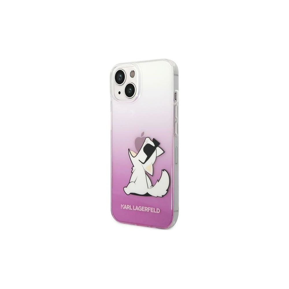 Etui Karl Lagerfeld KLHCP14MCFNRCPI Apple iPhone 14 Plus / 15 Plus hardcase różowy/pink Choupette Fun