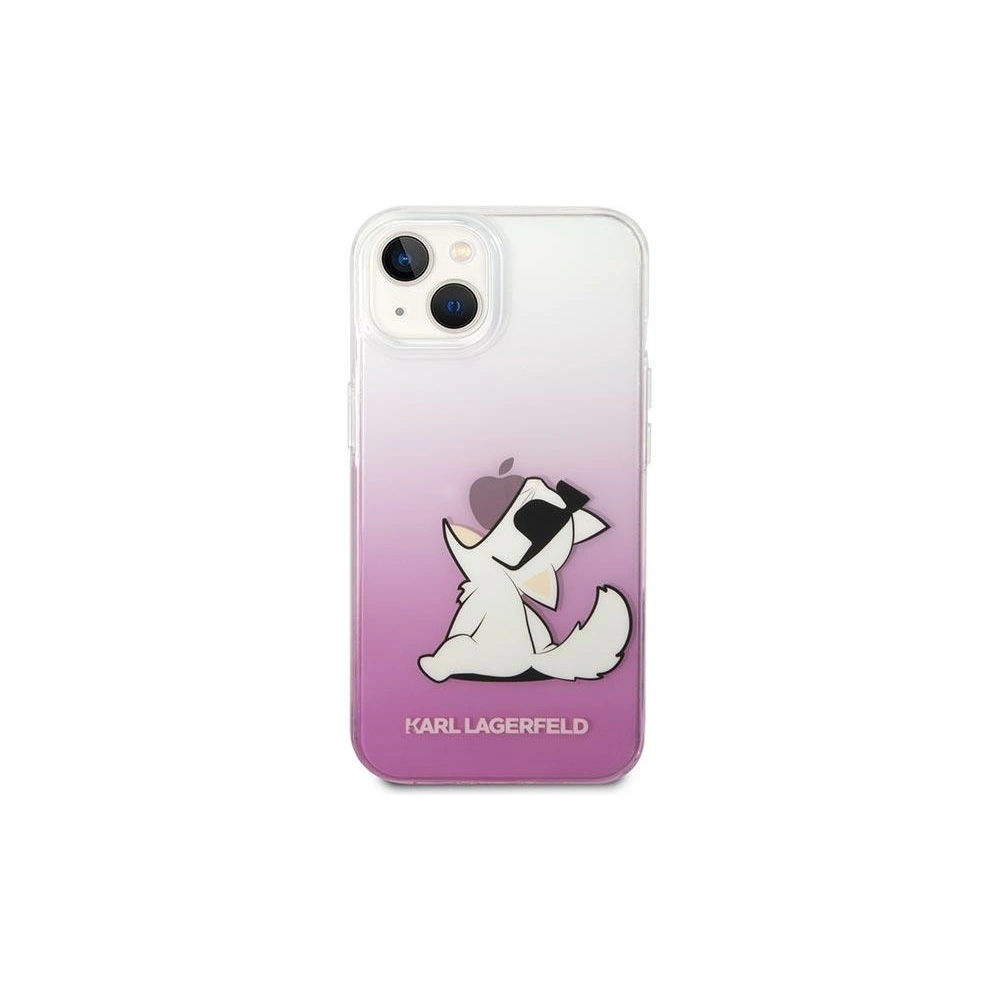 Etui Karl Lagerfeld KLHCP14MCFNRCPI Apple iPhone 14 Plus / 15 Plus hardcase różowy/pink Choupette Fun