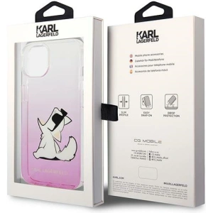 Etui Karl Lagerfeld KLHCP14MCFNRCPI Apple iPhone 14 Plus / 15 Plus hardcase różowy/pink Choupette Fun