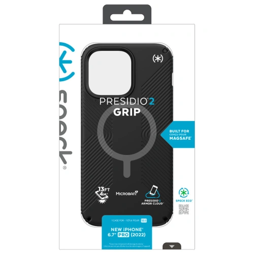 Kup Etui Speck Presidio2 Grip MagSafe MICROBAN Apple iPhone 14 Pro Max (Černá / Černá / Bílá) - SPK366 - {ean13} - Sklep Home Screen