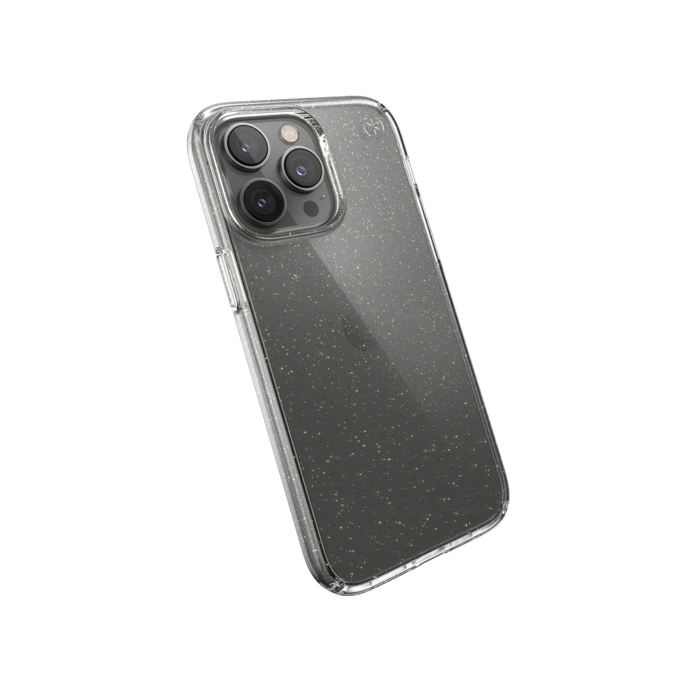Etui Speck Presidio Perfect-Clear Glitter MICROBAN Apple iPhone 14 Pro Max (Clear / Gold Glitter)