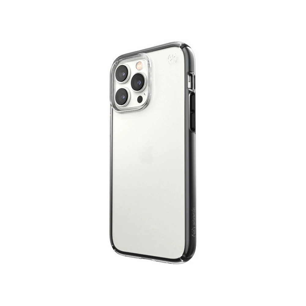 Etui Speck Presidio Perfect-Clear Impact Geometry MICROBAN Apple iPhone 14 Pro Max (Clear / Black)